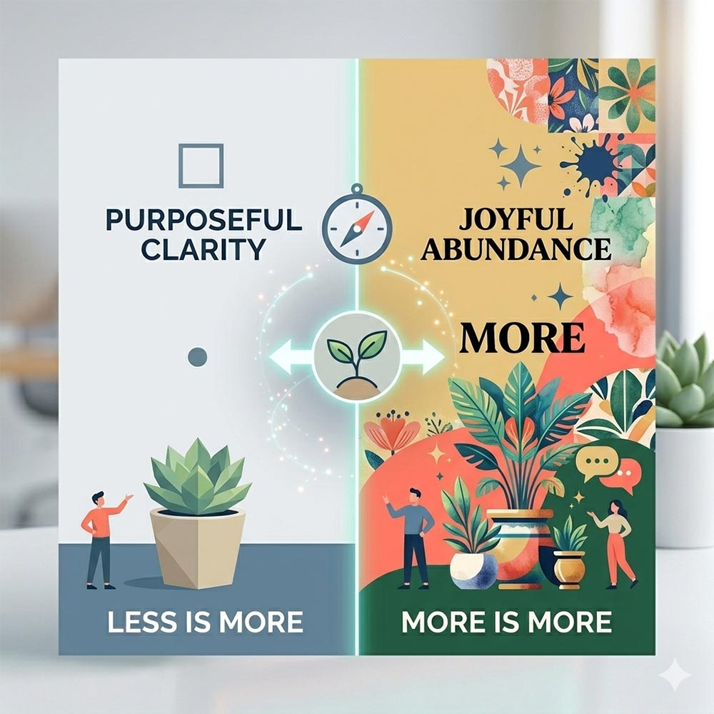 Minimalism vs. Maximalism